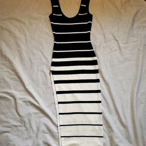 Sexy high slit dress